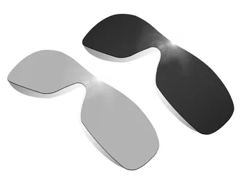 Glintbay 2 Бр. Поляризирани Слънчеви Очила Сменяеми Лещи за Oakley Antix Стелт Черен и Сребрист цвят Титан