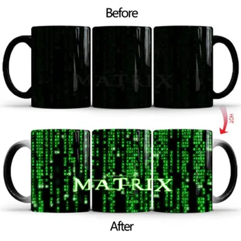 Промяната на цветовете матрица Термочувствительная Магическа Керамична Чаша За Чай, Мляко и Кафе